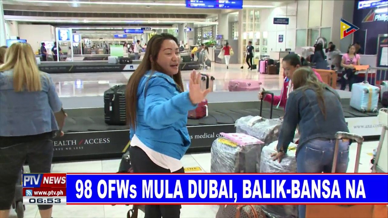98 OFWs mula Dubai, balik-bansa na