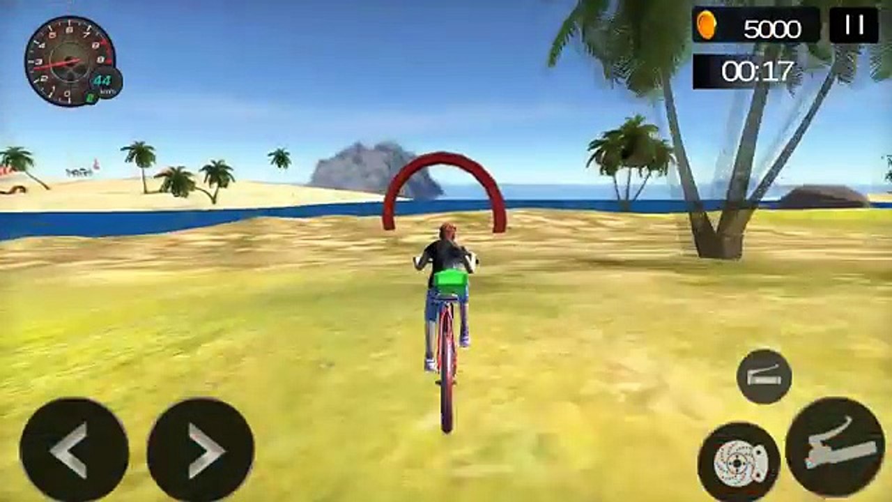 Kids Beach Water Cycle Surfing Games