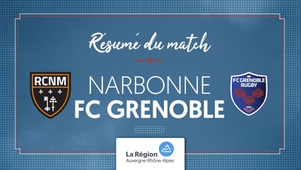 Narbonne - Grenoble Crabos : le résumé vidéo