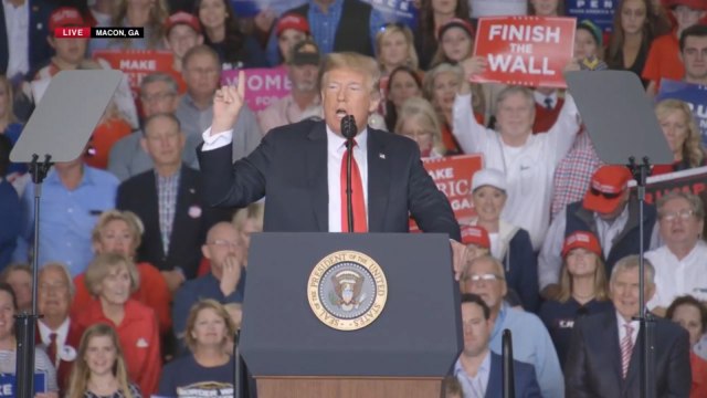 Trump Tells Georgia Rally: 'There Have Never Been Crowds Like This... In the History of Politics'