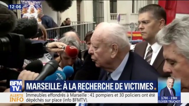 Marseille: Gaudin assure que la ville fera tous les efforts nécessaires pour reloger les habitants