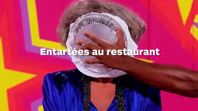 Des clientes entartées par des serveurs au restaurant !