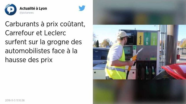 Face à la grogne, Carrefour et Leclerc vendent les carburants à prix coûtants