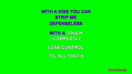 Karaoke Internazionale - i get weak - Belinda Carlisle (Lyrics)