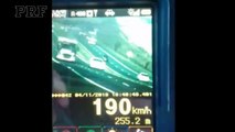 PRF flagra carro a 190 km/h em rodovia do Paraná