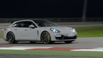 Porsche Panamera GTS Sport Turismo in Crayon Nights driving on the track