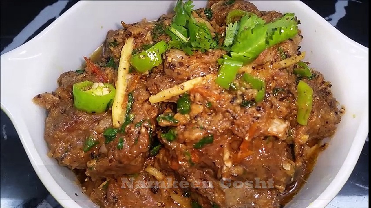 Peshawari Namkeen Gosht I How to make Namkeen Gosht in urdu hindi "Cook With Shaheen"