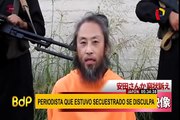 Japón: periodista secuestrado por terroristas en Siria pide disculpas