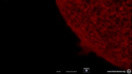 NASA's Solar Dynamics Observatory Sees Twisting Solar Prominence