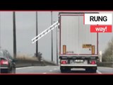 Migrant Sticks a LADDER Out of Moving Lorry In a Bid to Get Out! | SWNS TV