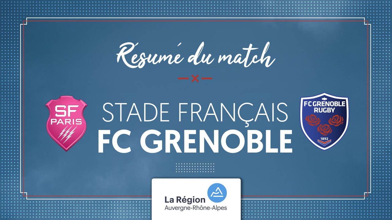 Stade Français - Grenoble Espoirs : le résumé vidéo