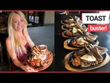 Food Blogger Conquered a SUPERSIZED Full English Breakfast Big Enough for FIVE! | SWNS TV