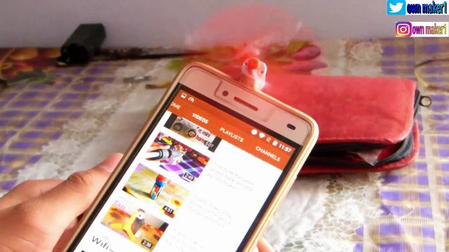 how to make a mobile fan at home by own maker1