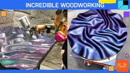 Phenomenal art: Making a wood table look like fabric