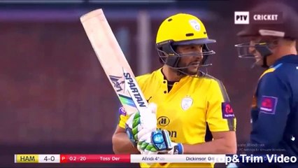 Shahid Afridi Best T20 Innings Ever | 101 On 22 Balls | 6,4,6,4,6,4,6,3,6,4,6,6,6,6,6,6,4,6,4,6,5