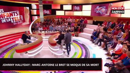 Johnny Hallyday : Marc-Antoine Le Bret se moque de la mort du chanteur (Vidéo)