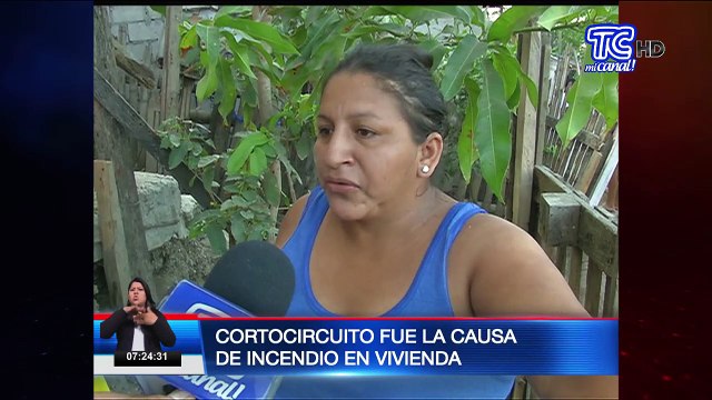 Cortocircuito causó incendio en vivienda en sector de Mapasingue, norte de Guayaquil