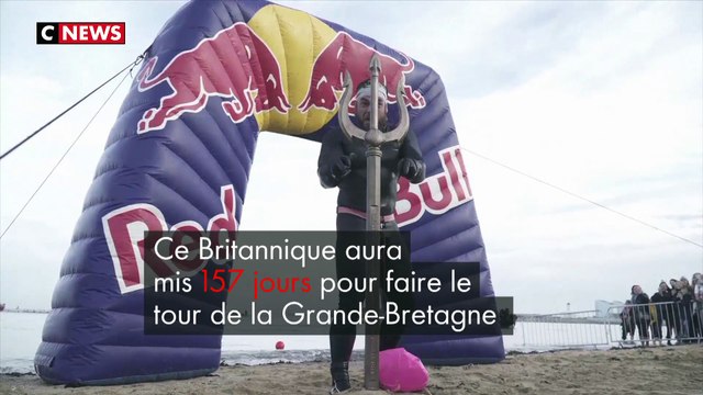 Un Britannique fait le tour de la Grande-Bretagne à la nage