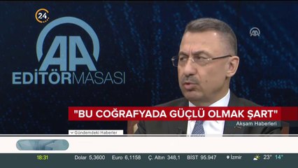 "Bu coğrafyada güçlü olmak şart"