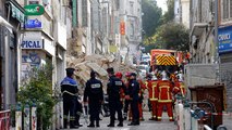 ریزش دو ساختمان قدیمی در جنوب فرانسه؛ تلاش برای نجات ساکنان