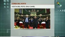 Presidentes de Cuba y corea del Norte se reúnen en Pionyang