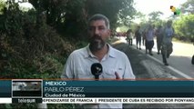 México: avanza en su tramo más difícil caravana migrante