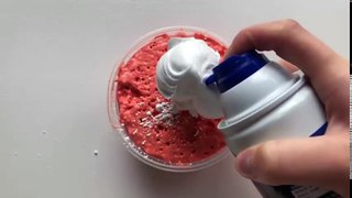 Relaxing Slime ASMR - Shaving Foam Mixing Slime #5