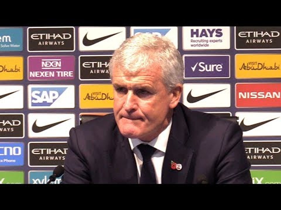Manchester City 6-1 Southampton - Mark Hughes Full Post Match Press Conference - Premier League