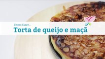 Como fazer uma torta de queijo e maçã