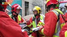 Effondrement d'immeubles à Marseille : les images des interventions des marins-pompiers