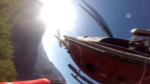 Dağda Ayağı Kırılan Ukraynalı Kadın Helikopterle Kurtarıldı