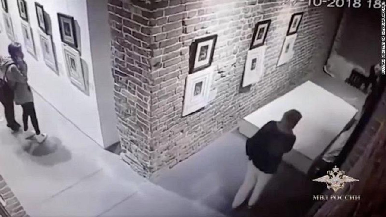 Watch: Dali and Goya artwork 'damaged after selfie accident'