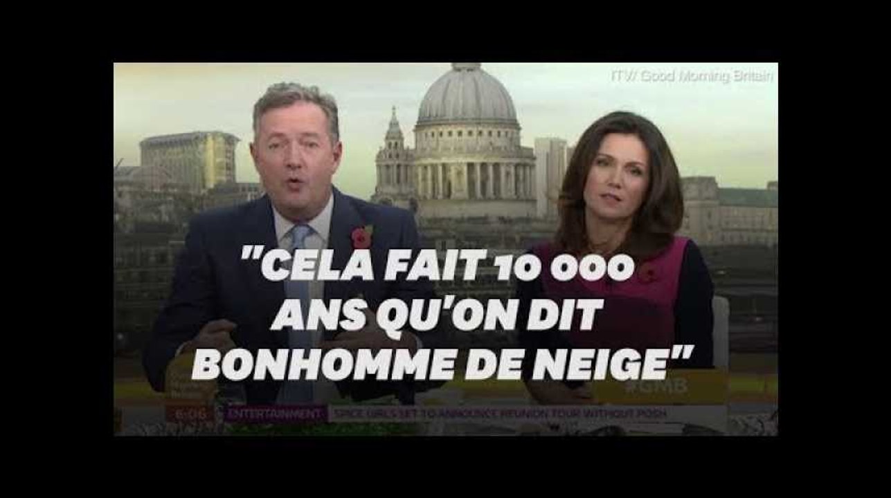 Piers Morgan n'aime pas que l'on dise "personne...