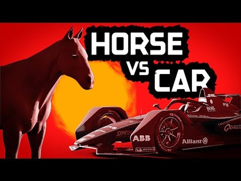 Formula E Gen2 Car vs A Horse! A Red Dead Redemption Comparison