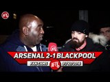 Arsenal 2-1 Blackpool | Salah & Mane Would Kill Xhaka At Left Back! (Turkish)