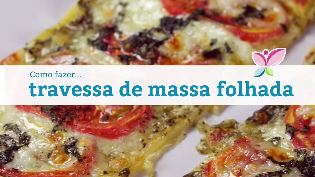 Como fazer uma travessa de massa folhada