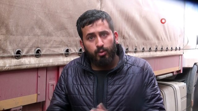 Çobanbey Sınır Kapısı geçişlere kapatılması sürücüleri zor durumda bıraktı