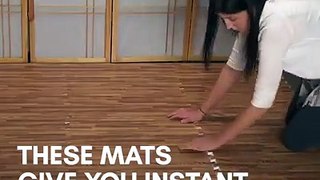 These hardwood flooring mats are the perfect choice to upgrade any room in your home 