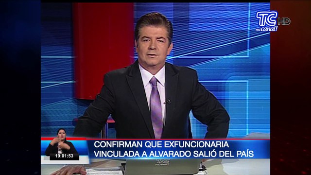Confirman que exfuncionaria vinculada a Alvarado salió del país