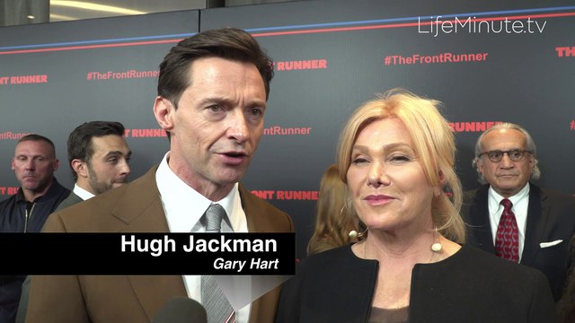 A LifeMinute with Hugh Jackman atTheFrontRunnerPremiere