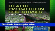 [P.D.F] Health Promotion for Nurses [E.P.U.B]