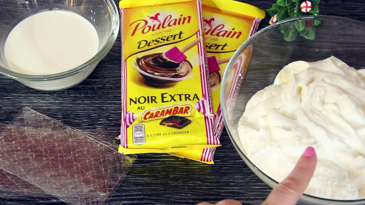 RECETTE BÛCHE DE NOEL   RECETTE GLACAGE MIROIR ROUGE FACILE