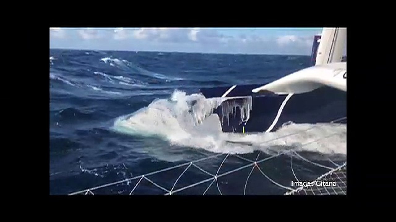Route du Rhum : l'impressionnante avarie de Sébastien Josse sur "Edmond de Rotschild"