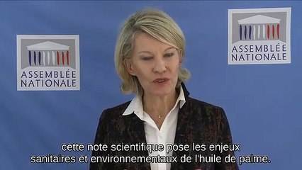 Les notes scientifiques de l'Office : Enjeux sanitaires et environnementaux de l'huile de palme - Lundi 5 novembre 2018
