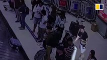 Bangkok airport suitcase thieves