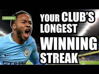 Your Club's Longest Winning Streak | EVERY PREMIER LEAGUE CLUB