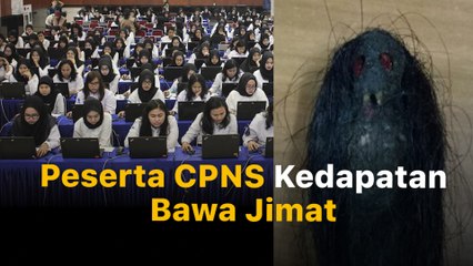 Gokil! Peserta CPNS Kepergok Bawa Jimat