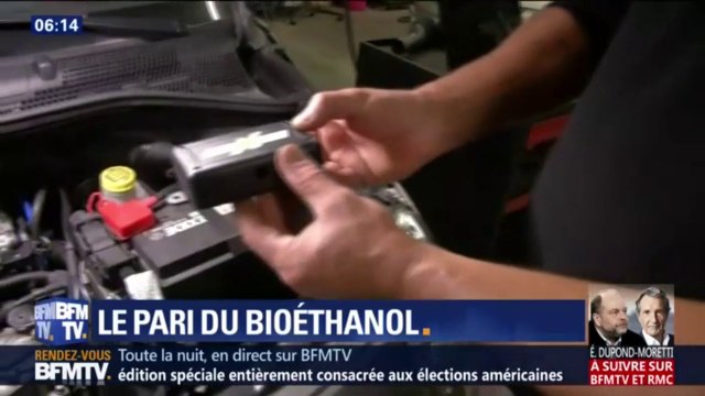 Son boîtier de conversion bioéthanol lui permet de baisser sa facture d'essence par deux