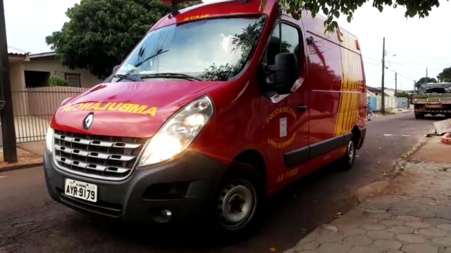 Idoso é socorrido no Periolo com suspeita de fratura na perna
