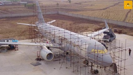 Farmer Builds Life Size Airplane